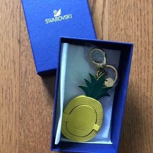 Swarovski Pineapple Keychain
